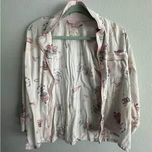 Kate Spade Dream a Little Dream Love is in The Air Pajama Short Sleeve Top